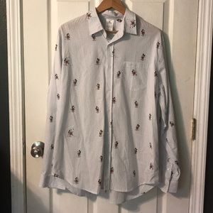 Men’s Mickey Mouse BUTTON UP